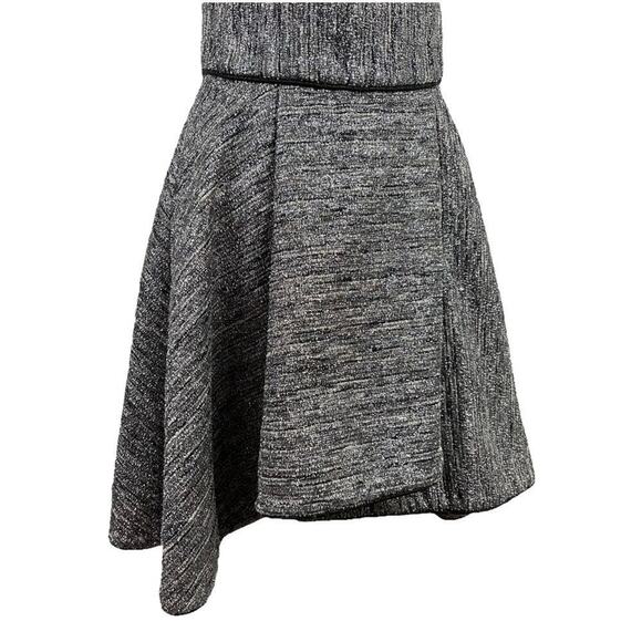 Hunter Bell Womens Size 4 Grace Dress Strapless Cocktail Gray Silver Mini Gown - Picture 4 of 16